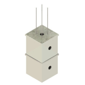 Betão pré-fabricado - Fixação de Pedestal P.15050